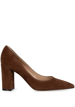 Gianvito Rossi 85mm Piper pumps - Brown