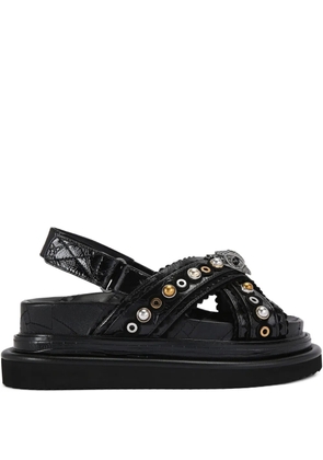 Kurt Geiger London 70mm Orson platform sandals - Black