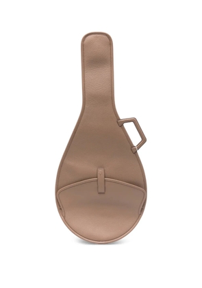 Lacoste racket-shape leather bag - Neutrals