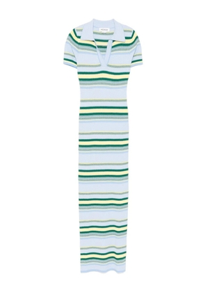Monse striped jacquard maxi dress - Blue