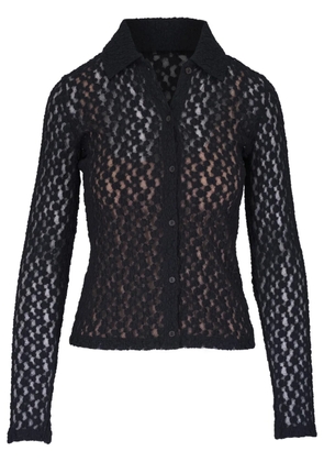 Vince floral lace shirt - Black