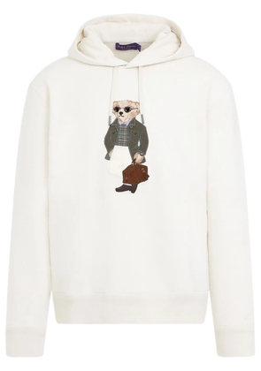 Ralph Lauren Purple Label Teddy Bear-print hoodie - Neutrals