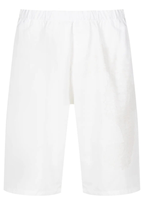 Amir Slama animal-jacquard bermuda shorts - White