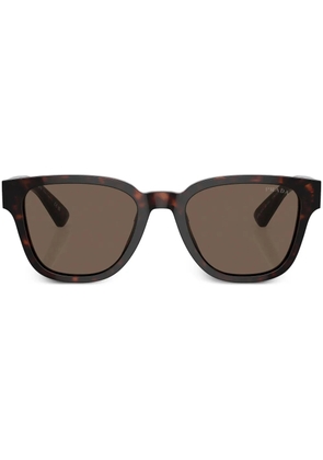 Prada Eyewear tortoiseshell-effect D-frame sunglasses - Green