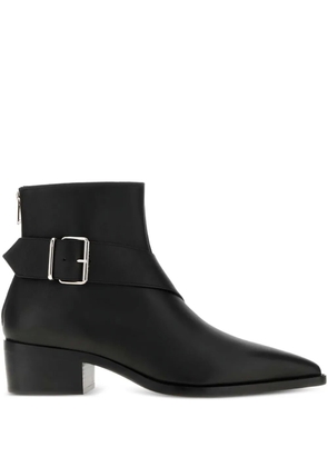 Alexander McQueen 45mm Heron biker boots - Black