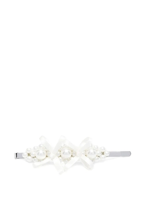 Simone Rocha bow-embellished hair clip - White