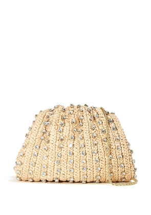 Loeffler Randall Bailey clutch bag - Neutrals