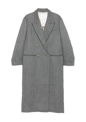 Tela double-breasted coat - Grey