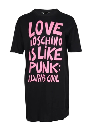 Love Moschino graphic-print T-shirt dress - Black