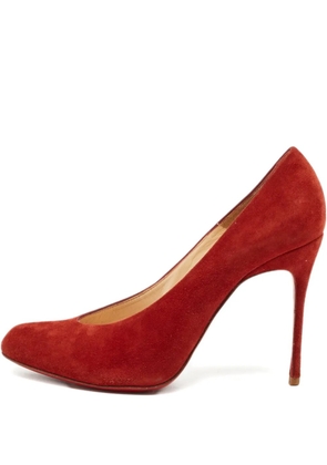 Christian Louboutin Pre-Owned suede pumps - Red