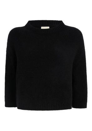 KHAITE crew-neck sweater - Black