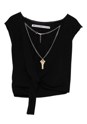 Alexander Wang key-detail top - Black