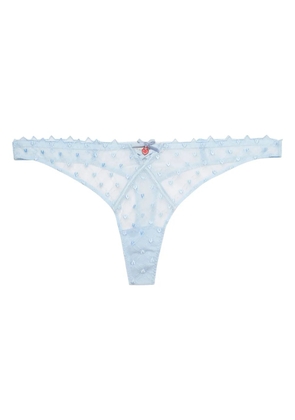 Fleur Du Mal Love Lock thong - Blue