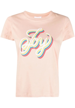 See by Chloé graphic-print T-shirt - Pink