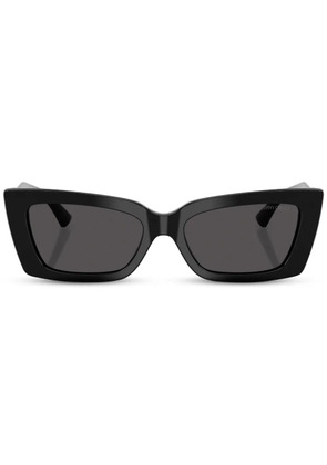 Jimmy Choo Eyewear logo-plaque sunglasses - Black