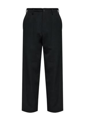 Yohji Yamamoto gabardine trousers - Black