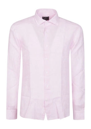 Orian long-sleeved linen shirt - Pink