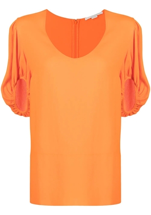 Stella McCartney puff-sleeve top - Orange