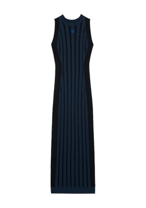 LOEWE striped sleeveless midi dress - Blue