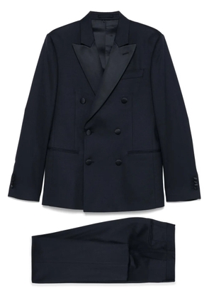 Lardini satin-lapels suit - Blue