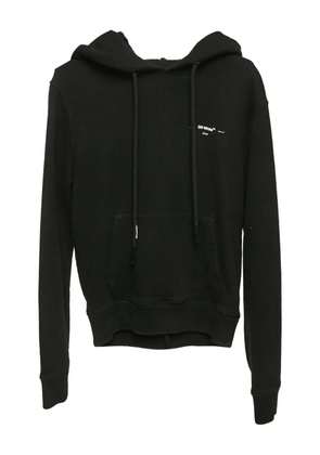 Off-White Pre-Owned arrow-motif hoodie - Black