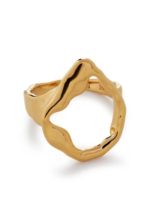 Monica Vinader Lagoon gold vermeil ring