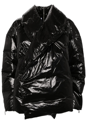 Helmut Lang hook-and-eye puffer jacket - Black