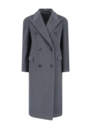 Tagliatore Jole double-breasted coat - Grey