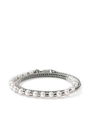John Hardy JH Essential Wrap pearl bracelet - Silver