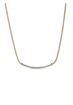 John Hardy 14kt yellow gold JH Essential diamond necklace