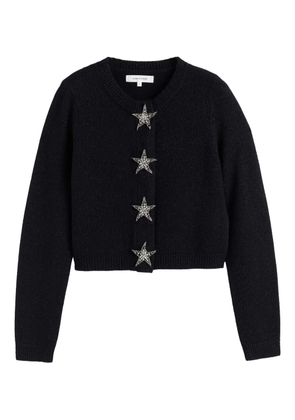 Chinti & Parker star-embellished cardigan - Black