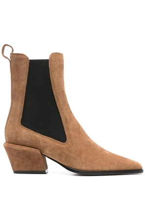 Paris Texas 60mm heeled ankle boots - Brown