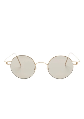 Lindberg round-frame sunglasses - Gold