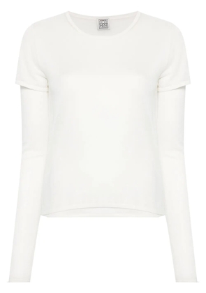 TOTEME layered fine-knit jumper - Neutrals