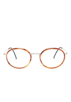 Lindberg round-frame glasses - Silver