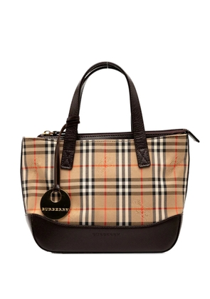 Burberry Pre-Owned 2000-2017 Haymarket Check Canvas handbag - Brown