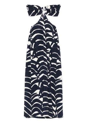 Johanna Ortiz Ocean Layers midi dress - Blue