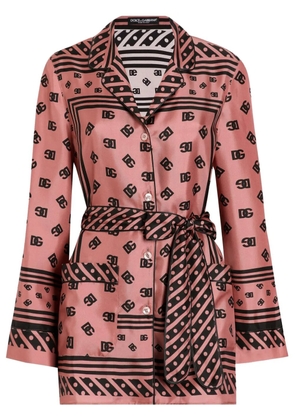 Dolce & Gabbana DNA printed shirt - Pink