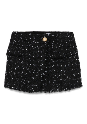 Balmain tweed mini skirt - Black