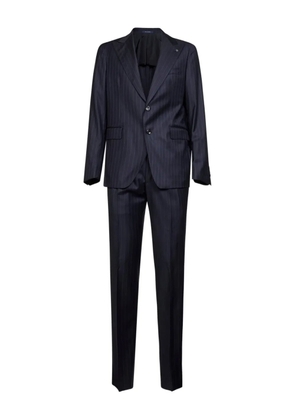 Tagliatore pinstriped single-breasted suit - Blue