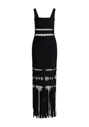 Hervé Léger Ines fringed dress - Black