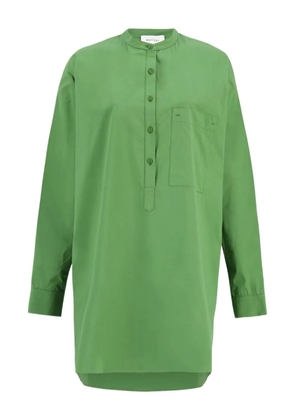 Matteau Popover long-sleeve mini shirt dress - Green