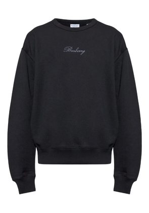 Burberry logo sweatshirt - Black
