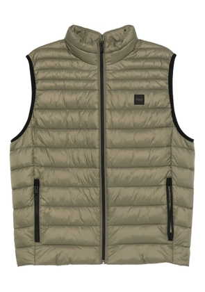 BOSS Odeno quilted zip-front gilet - Green