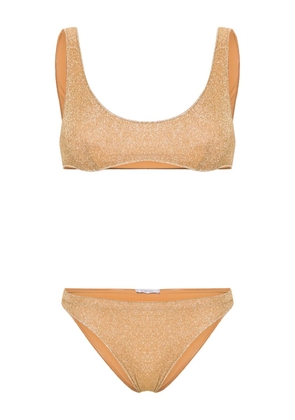 Oséree Lumière Sporty lurex bikini - Gold