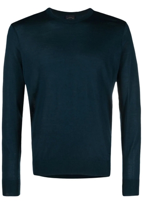 Paul & Shark crew-neck virgin wool jumper - Blue