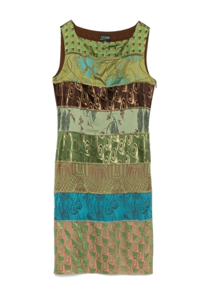 Jean Paul Gaultier Pre-Owned 2000s panelled mini dress - Green