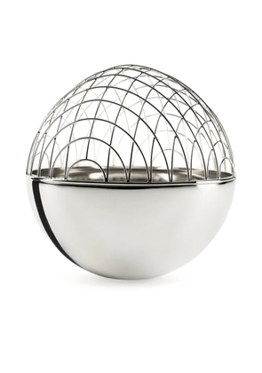 Editions Milano Magellano spherical vase (15cm) - Silver