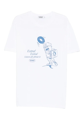 Kompakt Record Bar graphic print t-shirt - White
