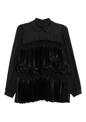 Noir Kei Ninomiya pleated blouses - Black